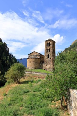 Canillo, Andorra 'daki Sant Joan de Caselles Kilisesi.