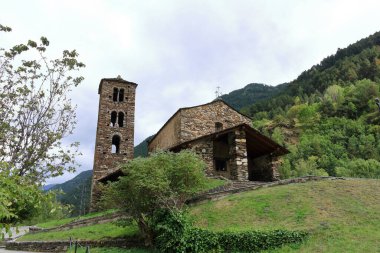 Canillo, Andorra 'daki Sant Joan de Caselles Kilisesi.