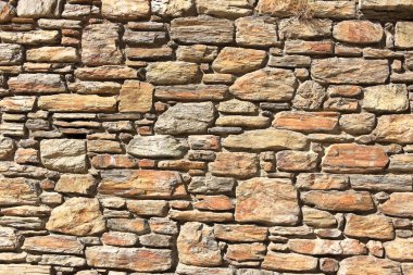 sarı bej rengi kum rengi taş tuğla dikey duvar