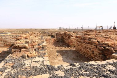 Ennigaldi-Nanna Müzesi Antik Ur 'daki Ziggurat' ın yanında, Sümer tapınağı, Irak