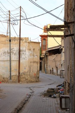 Basra, Irak 'ta Basrah - 10 Kasım 2024: Eski şehir, tarihi Ashar Mahallesi' nin imaları