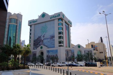 Kuveyt Şehri, Ortadoğu Kuveyt - Kasım 09 2024: Kuveyt Şehir Merkezi 'ndeki modern gökdelenler