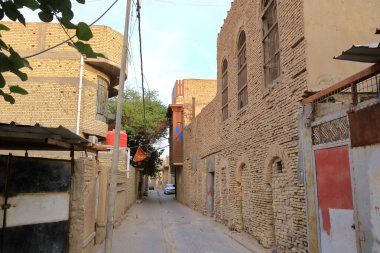 Basra, Irak 'ta Basrah - 10 Kasım 2024: Eski şehir, tarihi Ashar Mahallesi' nin imaları