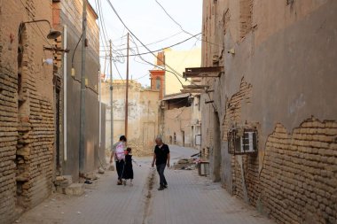 Basra, Irak 'ta Basrah - 10 Kasım 2024: Eski şehir, tarihi Ashar Mahallesi' nin imaları