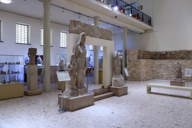 Bağdat, Irak 'ta Bağdat - 15 Kasım 2024: Irak Ulusal Müzesi içinde