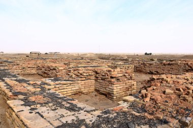 Ennigaldi-Nanna Müzesi Antik Ur 'daki Ziggurat' ın yanında, Sümer tapınağı, Irak