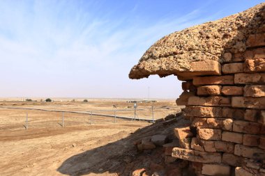 Antik Ur 'daki Ziggurat' ın yanındaki Dub lal Makh Tapınağı, Sümer Tapınağı, Irak