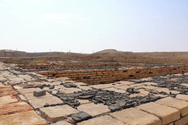 Ennigaldi-Nanna Müzesi Antik Ur 'daki Ziggurat' ın yanında, Sümer tapınağı, Irak