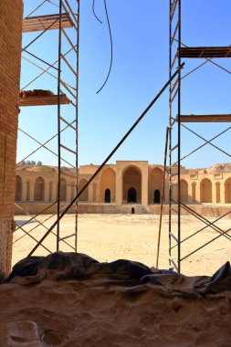 the Main Caliphal Palace at Samarra, Iraq, known in Arabic as Dar al-Khilafa (Abode of the Caliphate) or Qasr al-Khalifa (Palace of the Caliph) clipart