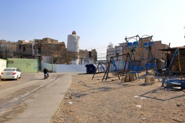 Musul, Irak Mussolosu - 17 Kasım 2024: 2016 Musul savaşından sonra yıkılan evlere bakın