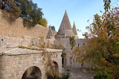 Lalish 'teki Yezidis tapınağı, Kürdistan, Irak