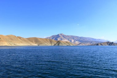 the Dokan Dukan Lake with beautiful mountains around in northern Iraq, Kurdistan clipart