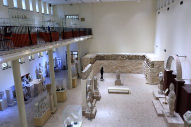 Bağdat, Irak 'ta Bağdat - 15 Kasım 2024: Irak Ulusal Müzesi içinde