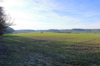 Saksonya 'da bir Alman kırsalında