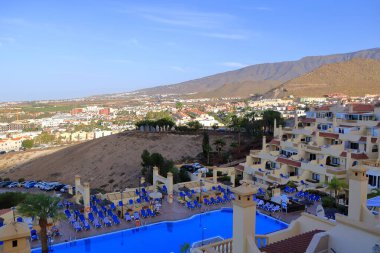 Kosta Adeje, Tenerife, Kanarya Adaları, İspanya çevresindeki manzara