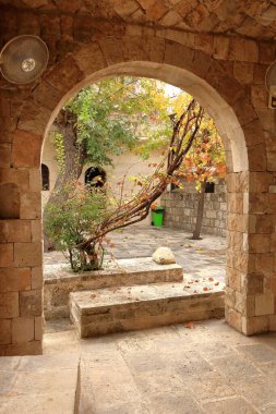 Lalish 'teki Yezidis tapınağı, Kürdistan, Irak