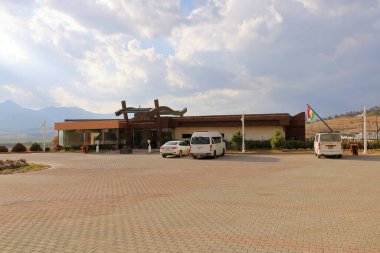 Rubar, Kürdistan, Irak - 19 Kasım 2024: Büyük Zab Nehri 'ndeki turizm beldesi