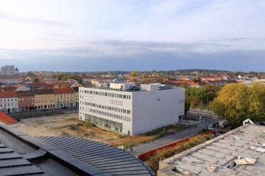Potsdam, Brandenburg, Almanya - 19 Ekim 2024: St. Nikolai Kilisesi 'nden (Nikolaikirche)