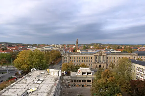 Potsdam, Brandenburg, Almanya - 19 Ekim 2024: St. Nikolai Kilisesi 'nden (Nikolaikirche)