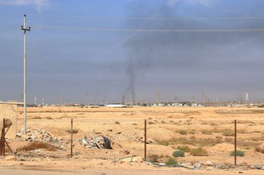 Nasiriya, Ortadoğu 'daki Irak - 11 Kasım 2024: Irak' taki petrol üretim tesisleri