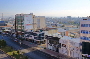 Erbil, Erbil, Kürdistan, Irak - 20 Kasım 2024: Sabah kent manzarası