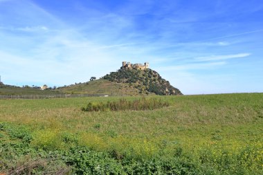 Castillo de Almodovar del Rio, İspanya 'nın Endülüs bölgesindeki Almodovar del Rio şehrinde Arap Müslüman kökenli şato.