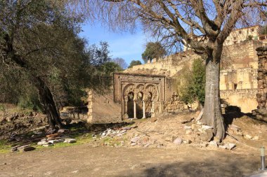 Medine Azahara, Madinat al-Zahra, Cordoba, Endülüs, İspanya 'nın eski kalıntıları.