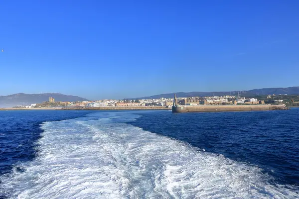 Tarifa köyünün limanı Cebelitarık Boğazı, Endülüs, İspanya