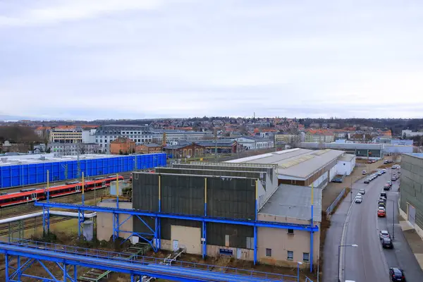 Dresden, Almanya Saksonya - 08 Ocak 2025: Dresden - Plauen