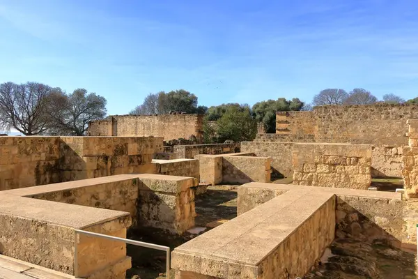 Medine Azahara, Madinat al-Zahra, Cordoba, Endülüs, İspanya 'nın eski kalıntıları.