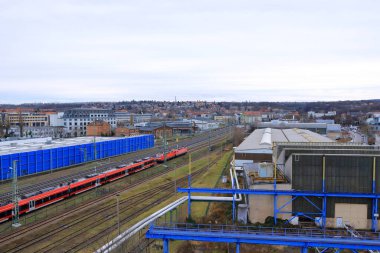 Dresden, Almanya Saksonya - 08 Ocak 2025: Dresden - Plauen