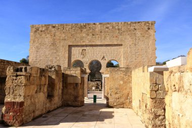Medine Azahara, Madinat al-Zahra, Cordoba, Endülüs, İspanya 'nın eski kalıntıları.