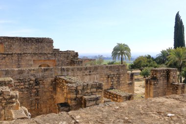 Medine Azahara, Madinat al-Zahra, Cordoba, Endülüs, İspanya 'nın eski kalıntıları.