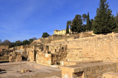 İspanya 'da Cordoba, Endülüs - 14 Şubat 2025: Medine Azahara, Madinat al-Zahra