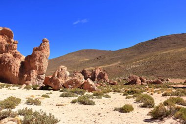 Güney Bolivya 'da İtalya' nın Perdida kaya oluşumu (Valle de Rocas, Ciudad Italia)
