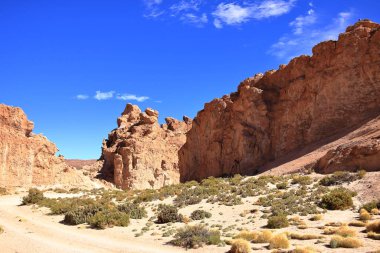 Güney Bolivya 'da İtalya' nın Perdida kaya oluşumu (Valle de Rocas, Ciudad Italia)