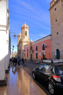 Potosi Bolivya 'da - 24 Mayıs 2025: Şehirde her gün sokak hayatı