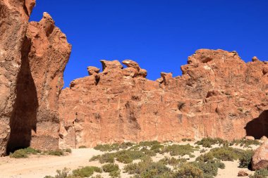 Güney Bolivya 'da İtalya' nın Perdida kaya oluşumu (Valle de Rocas, Ciudad Italia)