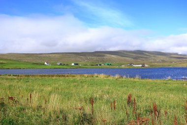 village Sandur on Sandoy Island, Faroe Islands, Denmark