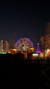 Lüksemburg, Kasım 2023: Lüksemburg Noel Pazarı (Wantermaart).