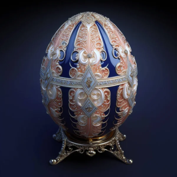 Gorgeous Faberge Egg, Hyper Realism, Super Detail, 8K, Super Realistic, High Octane, Super High Definition, Amazing Detail, Perfection