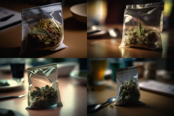 Marijuana is packaged and ready to use for medical purposes.