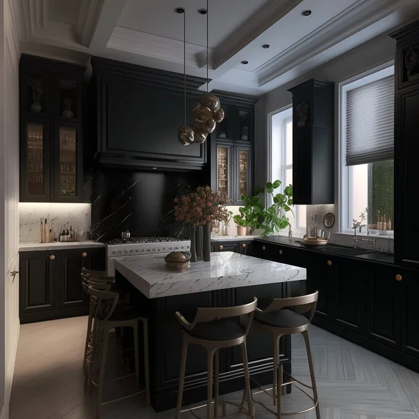Modern kitchens, with first-class equipment and modern interiors.