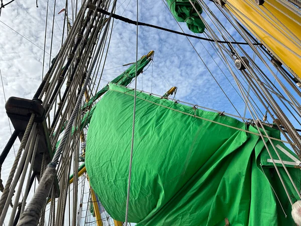 2023 Kiel Německo Windjammer Průvod Vysokého Námořníka Alexander Von Humboldt — Stock fotografie