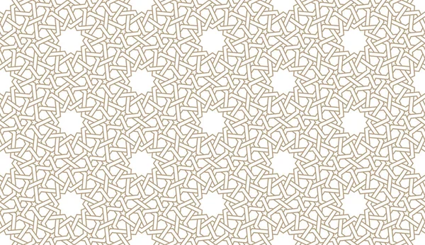 Bezešvý Papírový Vzor Pravém Arabském Stylu Vektorová Ilustrace — Stockový vektor