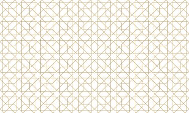 Otantik Arap tarzında kusursuz geometrik desen.