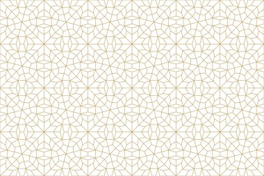 Otantik Arap tarzında kusursuz geometrik desen.