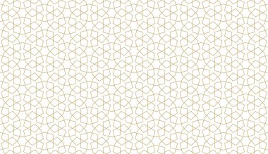 Otantik Arap tarzında kusursuz geometrik desen.