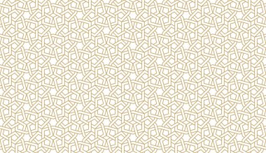 Otantik Arap tarzında kusursuz geometrik desen.