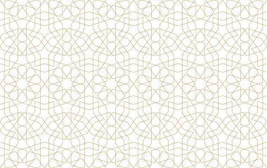 Otantik Arap tarzında kusursuz geometrik desen.